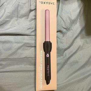 💇‍♀️NIB FOXYBAE Rose Gold 25MM Curling Wand FabFitFun Exclusive Orig. $99💇‍♀️